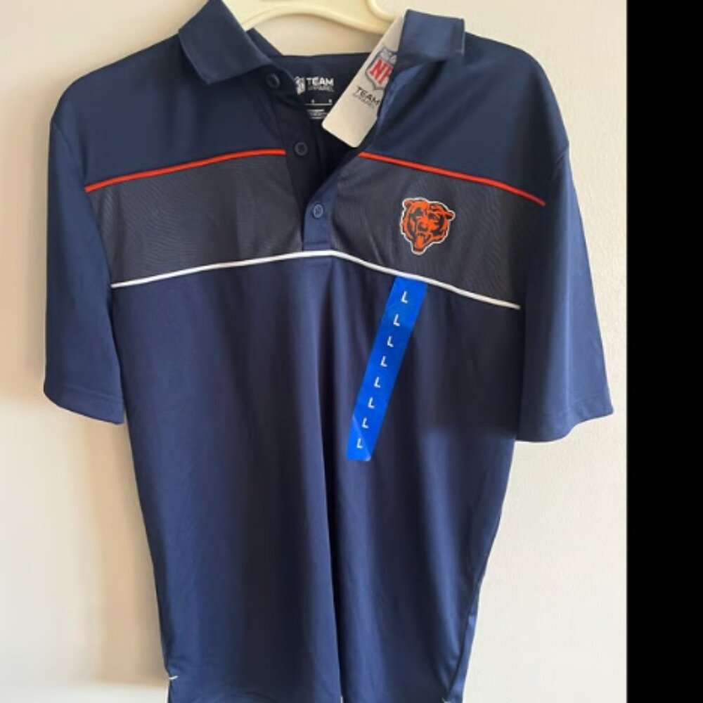 chciago bears polo shirt large